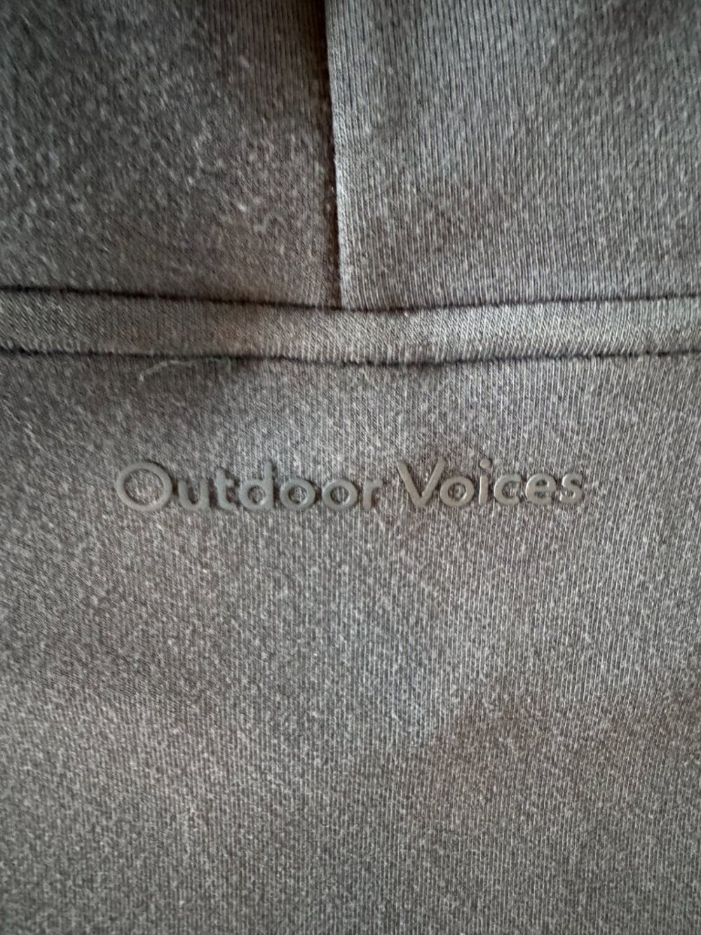 Outdoor Voices Stratus Funnel Neck Black super soft soft  sweatshirt size Small - Picture 5 of 6